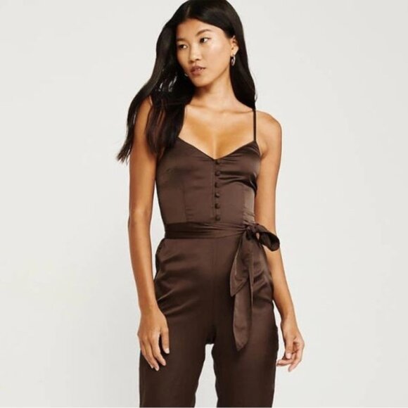 Abercrombie & Fitch Satin Jumpsuit XS - Picture 2 of 9
